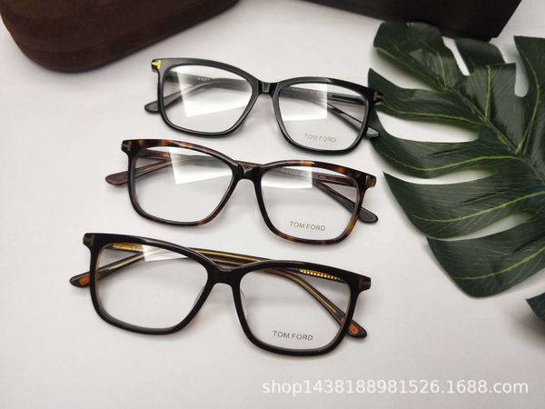 

new tomford and women's myopia thin side spectacle frame multicolor tf5478 optical matching glasses, White;black