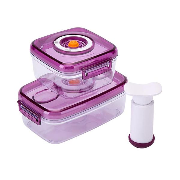 

storage bottles & jars vacuum seal container plastic kitchen refrigerator noodle box multigrain tank transparent sealed