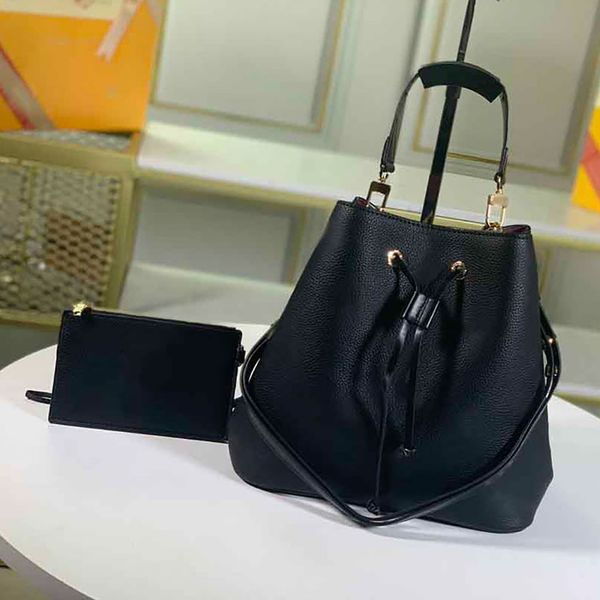 

designer luxury drawstring bucket bag ladies casual fashion leather famous brand one shoulder messenger packet outdoor handbag travel bags