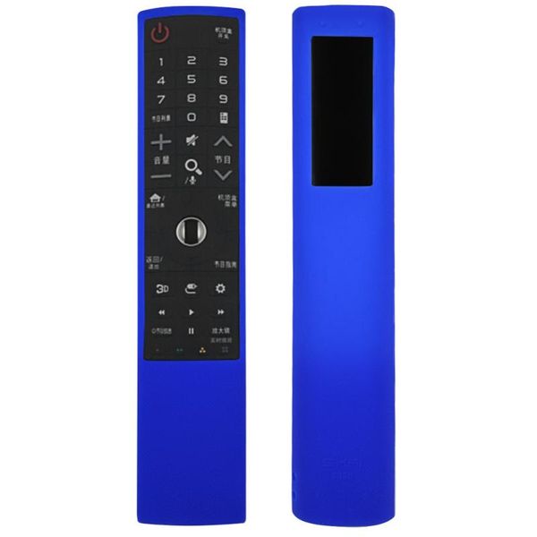 

dustproof shockproof protective silicone cover case for lg an-mr700 tv remote dark blue controlers