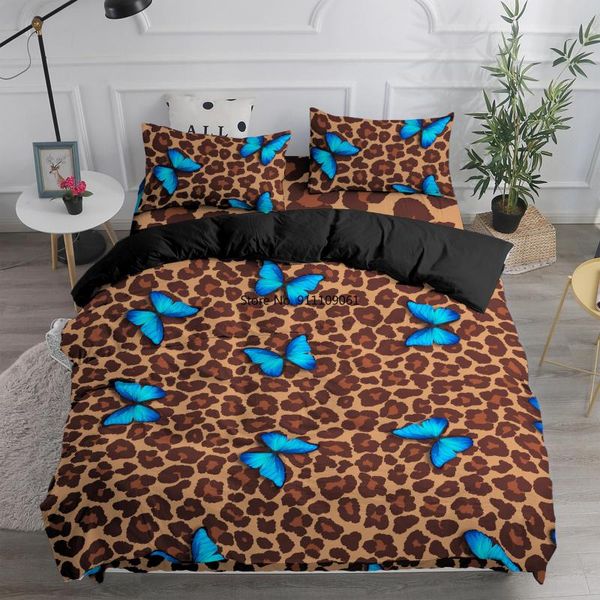 

bedding sets 2-3pcs fantastic butterfly polyester comforter/duvet cover home textiles double bed set 240x220 bedroom decorative