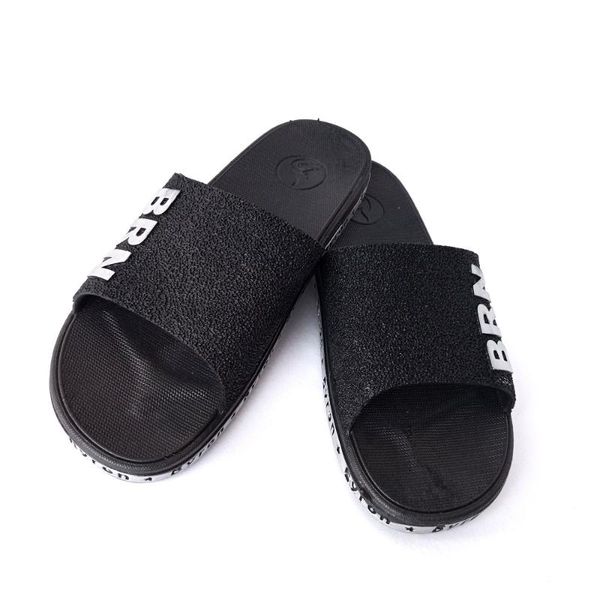 

slippers summer women men child bath pool sea beach slide street casual home black grey blue cool slip-resistant outsole soft flip-flops