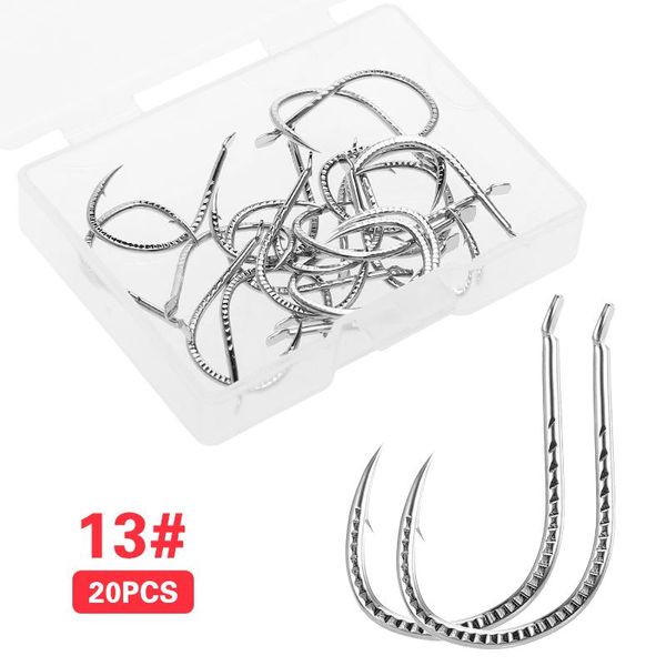 

fishing hooks high carbon steel 20pcs/lot carp accessories soft lure jig head fishhook set tackle