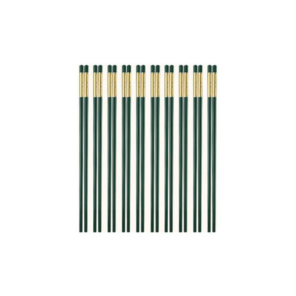 

chopsticks household kitchen tableware alloy resistant high temperature simplicity eating paleczki do jedzenia kc50kz