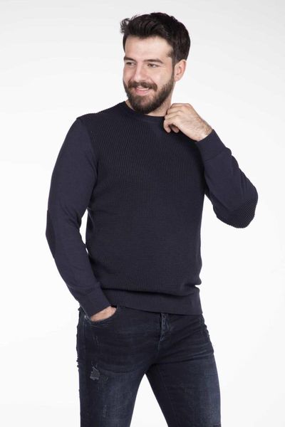 

men's vests markapia crew neck sweater, Black;white