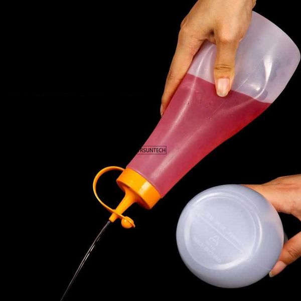 

storage bottles & jars 100pcs plastic needle-nosed salad dressing squeeze bottle ketchup durable mustard condiment dispenser kitchen