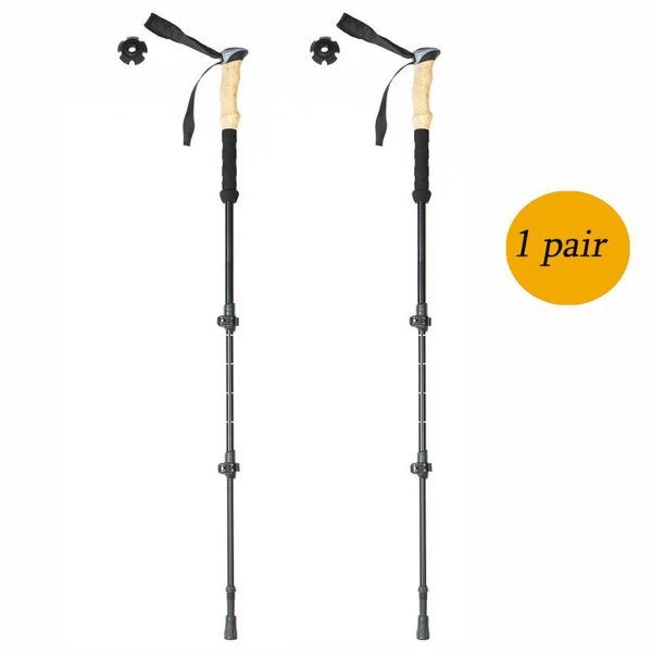 

trekking poles healing k 7075 aluminium folding hiking stick walking sticks