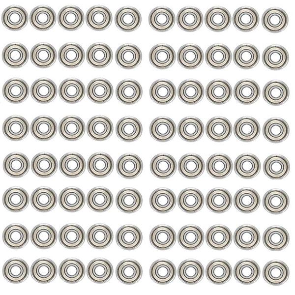 

skateboarding 80pcs 608zz bearing 8x22x7 mm abec-5 skate stroller miniature 608 zz ball bearings 608z 2z