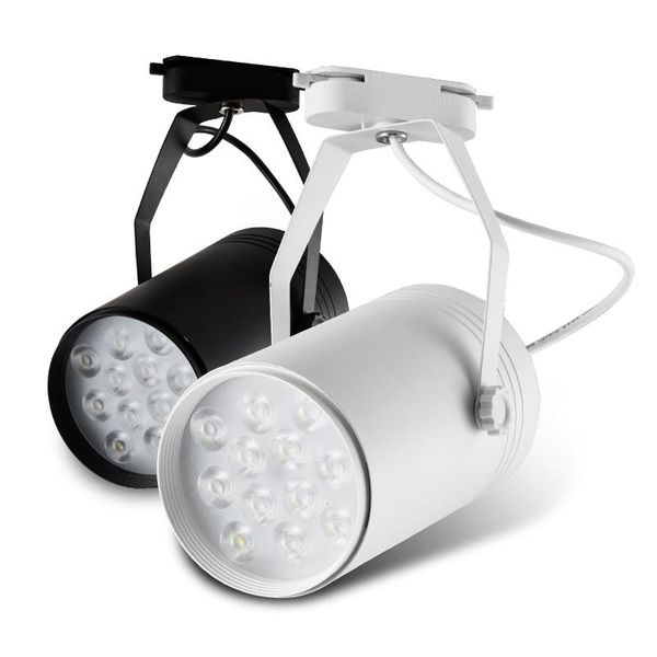 

leds spotlights 7w/12w/18w cob led track light rail lamp lighting for clothing shop backdrop gallery kitchen