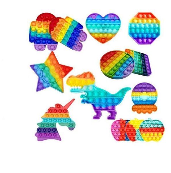 

new push pop fidget toy bubble sensory autism special needs stress reliever it squeeze sensory toy for children family adults