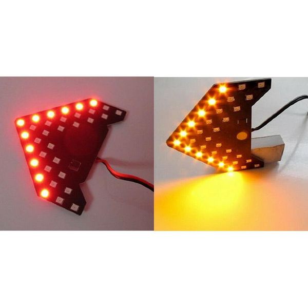 

emergency lights 2pcs 33-smd sequential led arrows for car side mirror turn signal