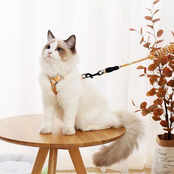 

dog collars & leashes cat traction rope anti-strike chest harness walking chain pet supplies small and medium-sized