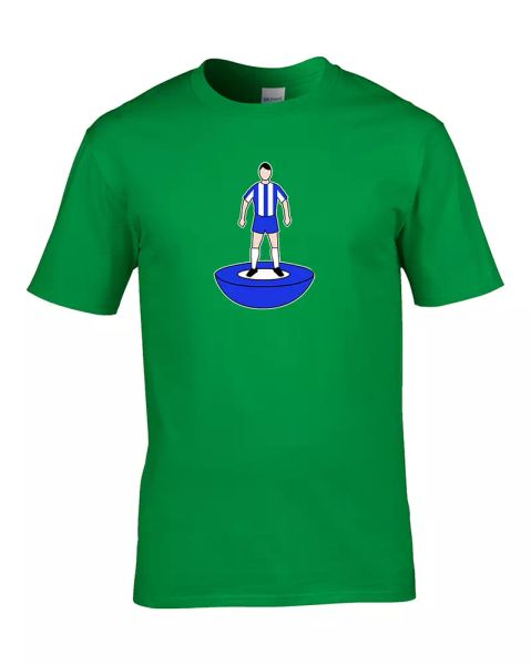 

wigan- favourite team kit colours men's personalised football fan t-shirt, White;black