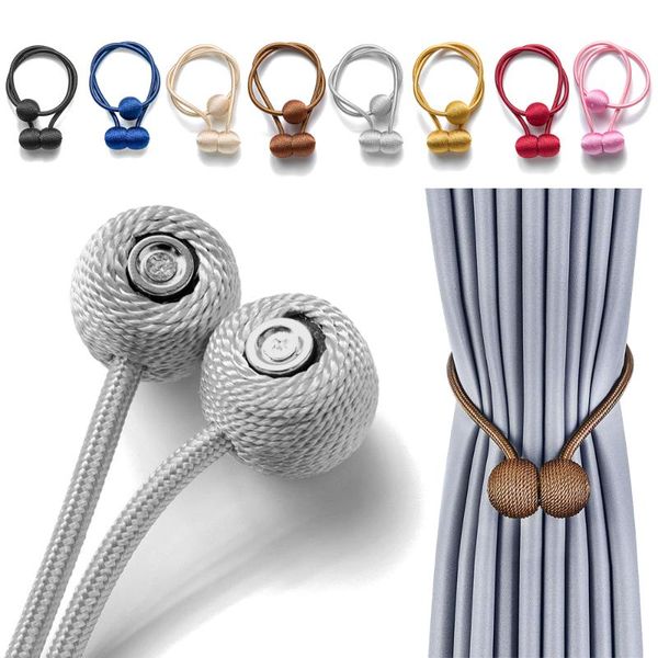 

curtain & drapes 1pair of strong magnetic tie backs buckle clips holdbacks