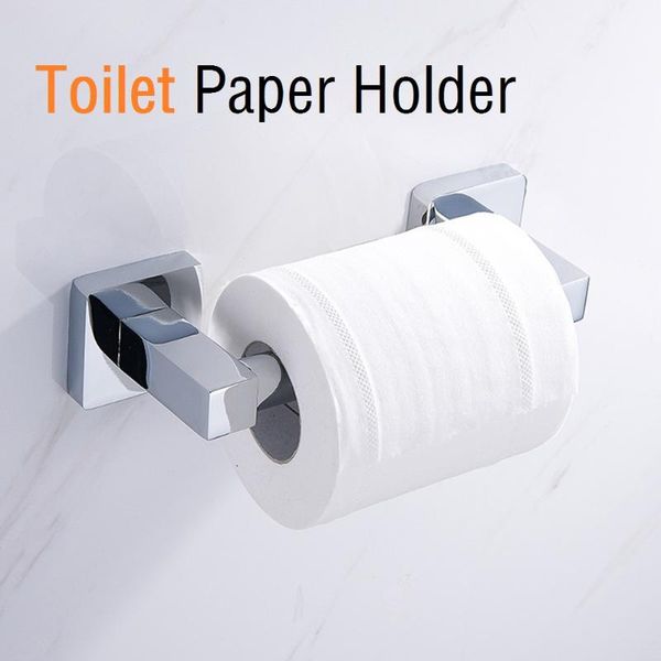 

toilet paper holders wall mount holder bathroom roll tissue hanger stainless steel punch accessories