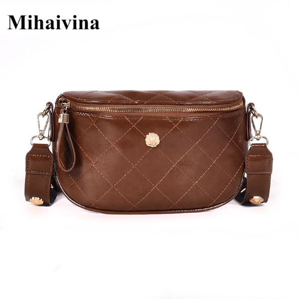 

waist bags mihaivina bag women pu leather fanny pack fashion belt chest girls shoulder backpack casual phone pouch