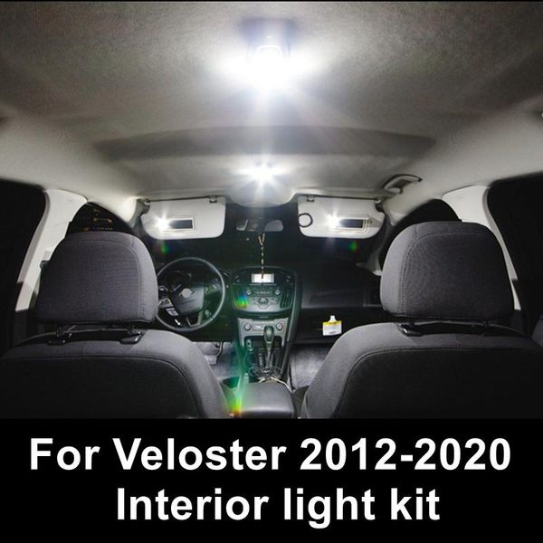 

emergency lights car canbus led interior light kit for veloster 2012-2021 vehicle dome reading trunk license plate lamp