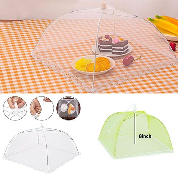 

kitchen storage & organization solid color home folding dish cover anti- food large -proof used for outdoors screen tents