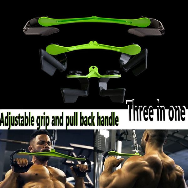 

lat pull down bar resistance bands pulley cable machine attachments home gym fitness rowing biceps triceps workout muscles barbell trainer b