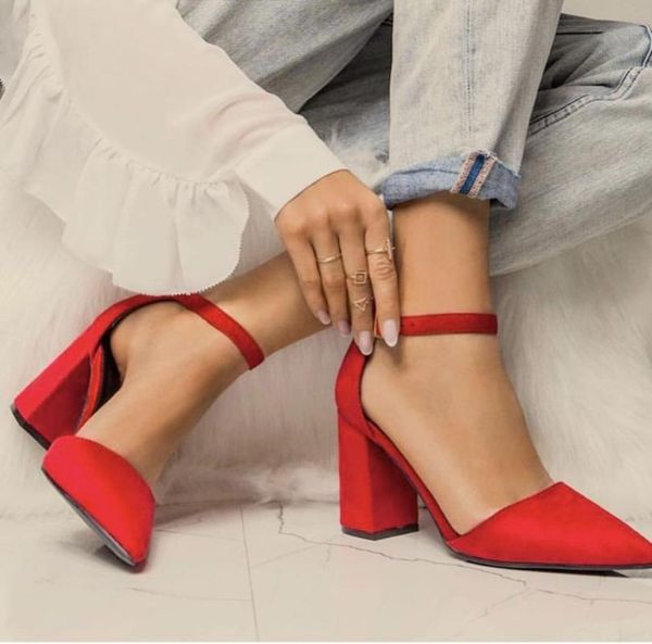 

sandals [gogd]2021 fashion high heels est women pumps summer shoes thick heel comfortable woman platform, Black