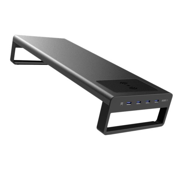 

vaydeer smart base aluminum alloy single layer computer lapstand with usb 3.0 port hoggard cell phone mounts & holders