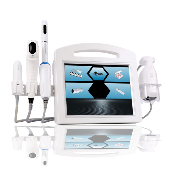 

liposonic 4d radar carving privacy detection function lifting and firming wrinkle beauty equipment, Black;white