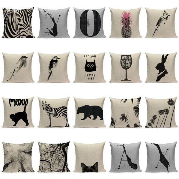 

cushion/decorative pillow animal colorful zebra decorative cushion covers 45cmx45cm square home office printed one side pillows custom throw
