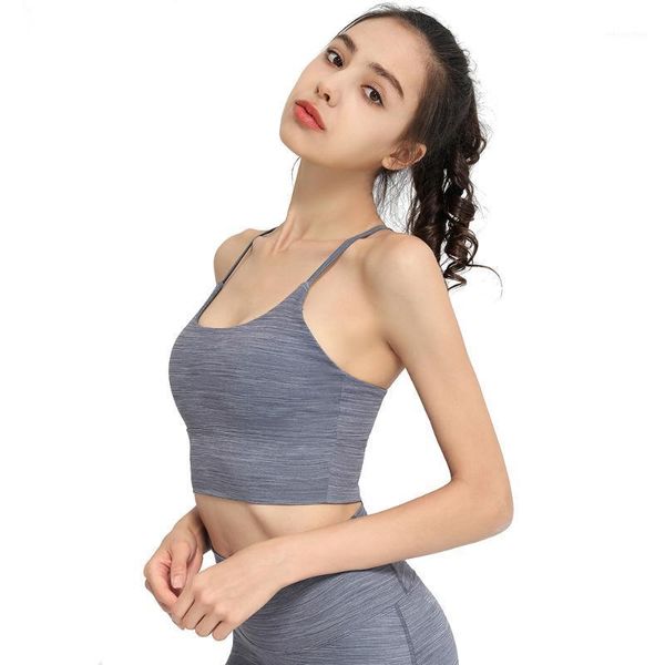 

yoga outfit sports bra and leggings women set nylon striped wirecrisscross high waist stretch running workout gym fitness clothing
