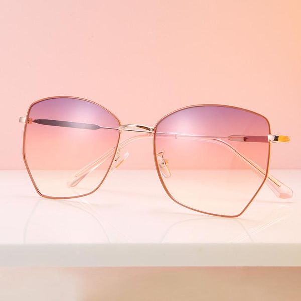 

oversize sunglasses women gradient sun glasses shades big frame eyeglasses womens eyewear uv400 fml, White;black