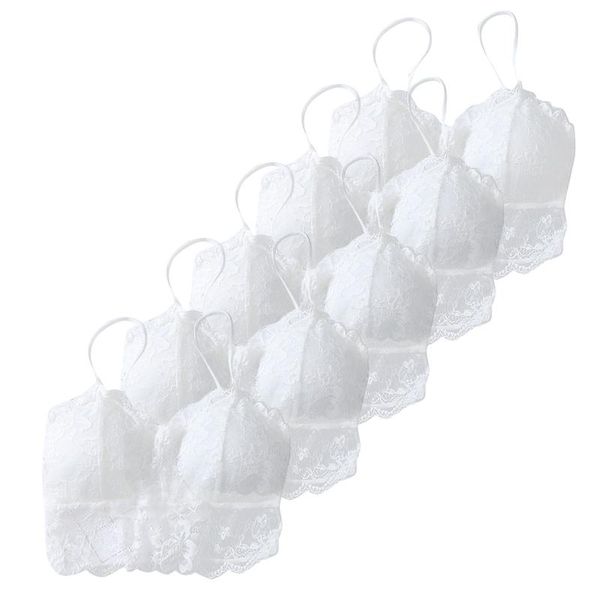 

bras 5pc women vest have a chest pad wearing sports underwear, Red;black