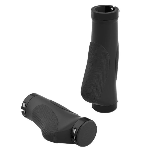 

bike handlebars &components grips mtb bicycle handlebar cover ergonomic soft rubber handle grip anti-slip lock on bar end riding remarkable