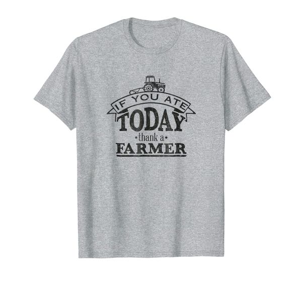 

support local farmers - thank a farmer t shirt, White;black