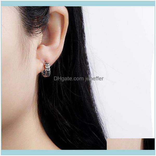 

charm jewelryfactory5903 womens sier mens 925 sterling french coin earrings, autumn and winter versatile earrings drop delivery 2021 cojil, Golden
