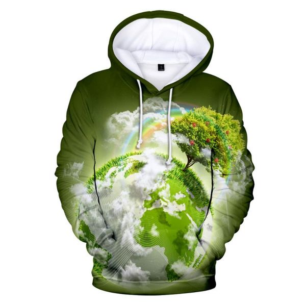 

earth day 3d hoodies men/women/ aikooki spring/autumn/winter arrivals sweatshirts hoody casual women's &, Black