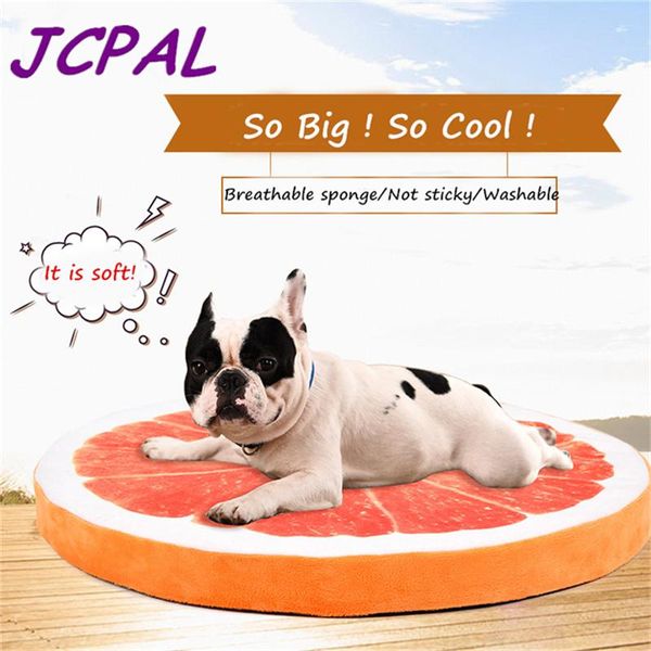 

breathable dog bed comfortable cartoon fruit mat washable pet with sponge craft soft deds for medium dogs kennels & pens