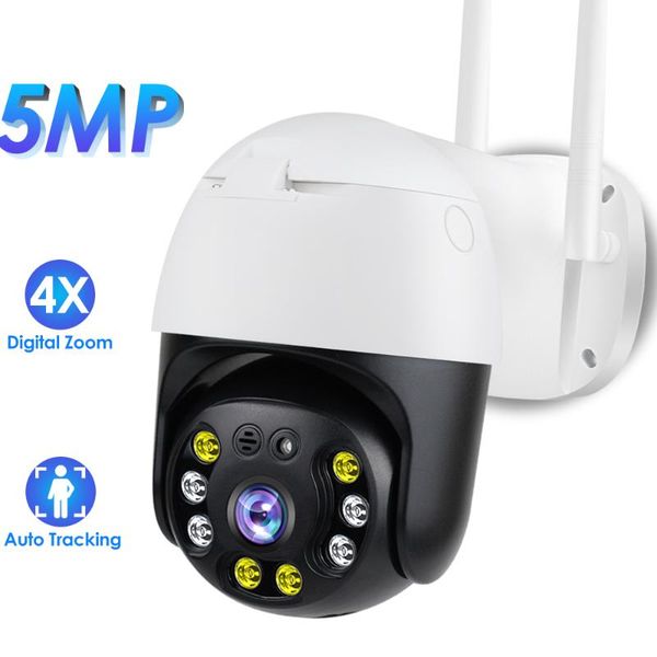 

camera wifi cctv outdoor ptz speed dome home security auto tracking human alarm 4x digital zoom p2p cameras ip