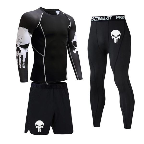 

jogging clothing men's winter first layer fitness long johns warm shirt leggings 3 piece tracksuit men thermal underwear plus size set, Black;red