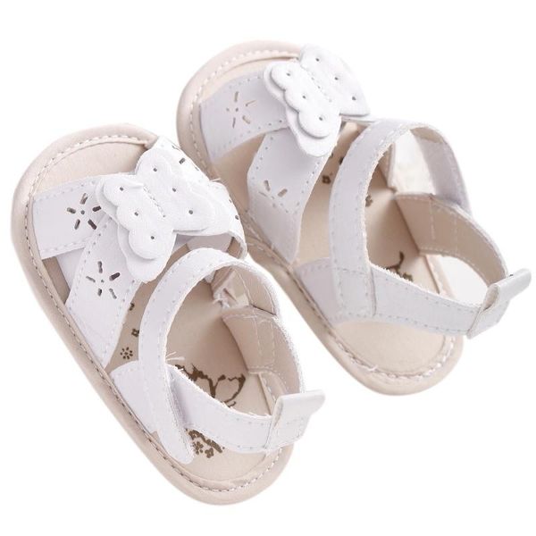 

first walkers baby kid girl butterfly hollow pu leather soft shoes prewalker beach