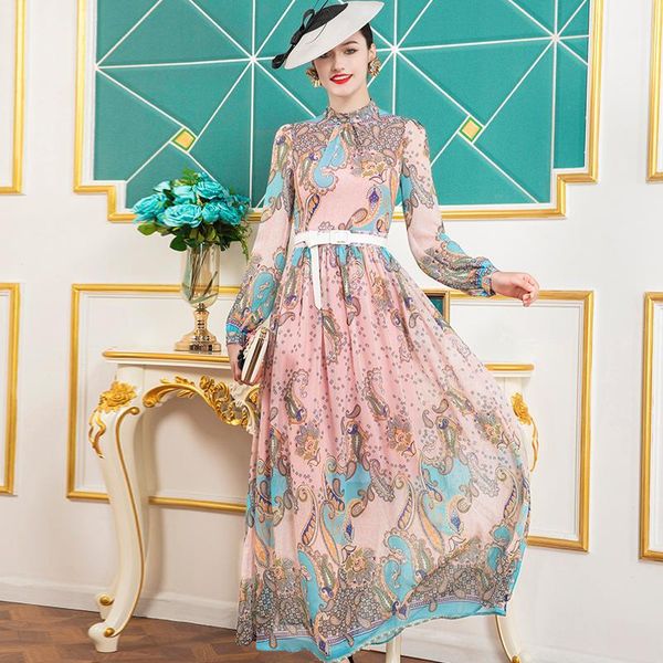 

casual dresses chiffon spring autumn luxury bohemian dress long sleeve evening party night ball gown dz2806, Black;gray