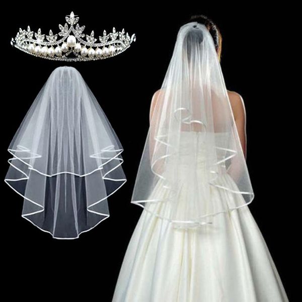 

party decoration bride bridesmaid lace wcrown shoulder strap wedding veil two-piece etiquette unilateral bachelor favors