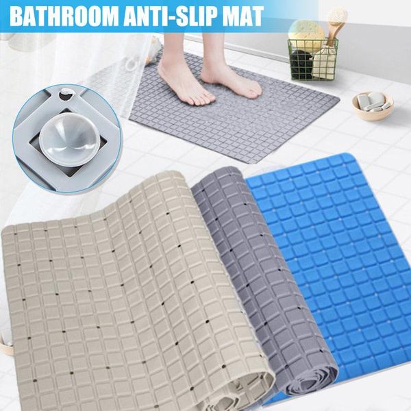 

environmentally pvc non-slip suction cup mats home toilet shower pad bathroom bathtub safety 40*70cm ye- bath