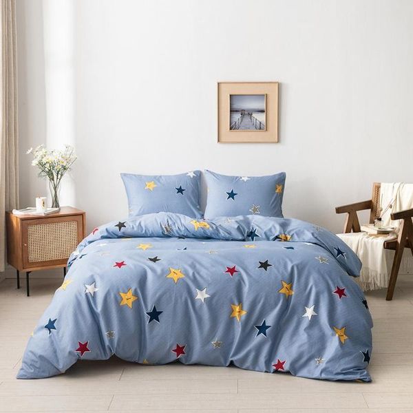 

bedding sets 35 duvet cover set stars printed quilt and pillow sham single//king comforter housse de couette bed