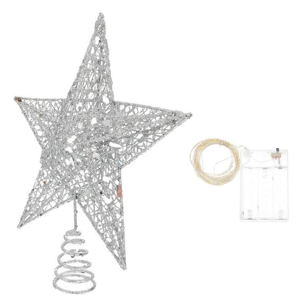 

christmas decorations 1 set five-pointed star tree er chic xmas with light