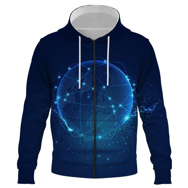 

men's hoodies & sweatshirts future science fiction patterns 3d printed hooded sweatshirt men and women street fashion casual oversized, Black