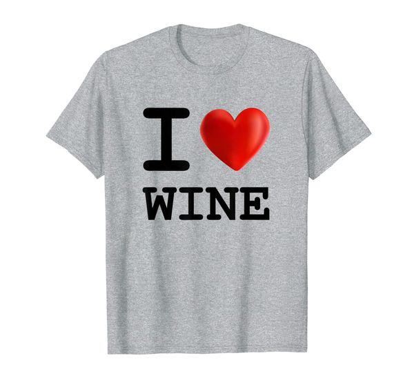

i love wine drink beverage heart t shirt, White;black