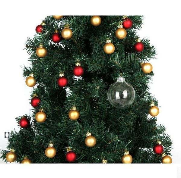 

newwedding bauble ornaments christmas xmas glass balls decoration 80mm christmas balls clear glass wedding balls 3" / 80mm christmas ew