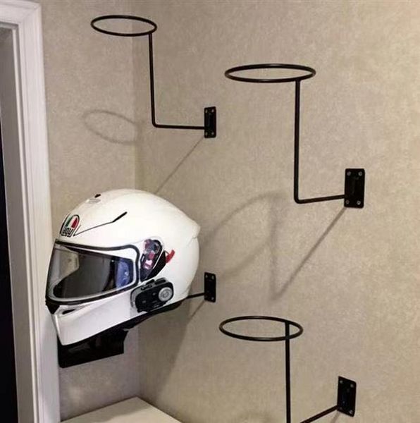 

motorcycle helmets 3 pcs helmet holder hanger rack wall mounted hook for coats hats caps aluminum accessories