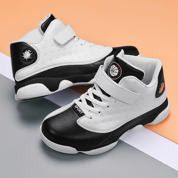 

boys men basketball shoes spring and summer kids sneaker outdoor big kids non-slip sports shoes footwear shoes basket sport, Black;red