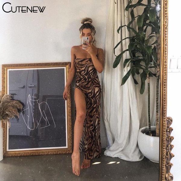 

cute vintage elegant one shoulder women dress summer sleeveless slim high street graceful banquet party split casual dresses, Black;gray