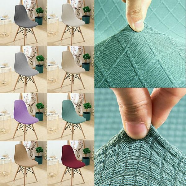 

chair covers 1pcs seat cover for shell washable removable armless banquet home el slipcover